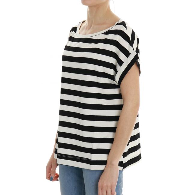 T-SHIRT RIGHE VICOLO - Mad Fashion | img vers.650x/